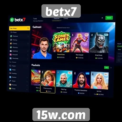 Interface amigável do Betx7 para novos usuários